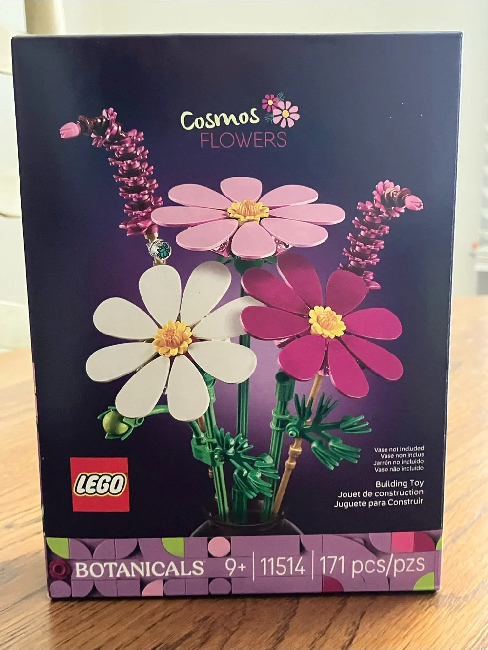 LEGO Botanicals Cosmos Flowers Building Set - Pink & White 11514 NEW